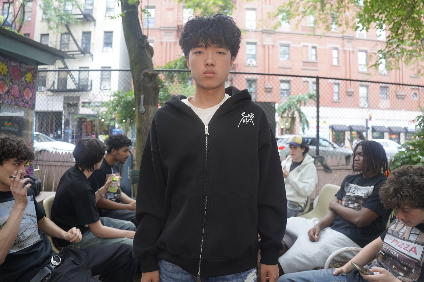 David Inverted Zip Hoodie