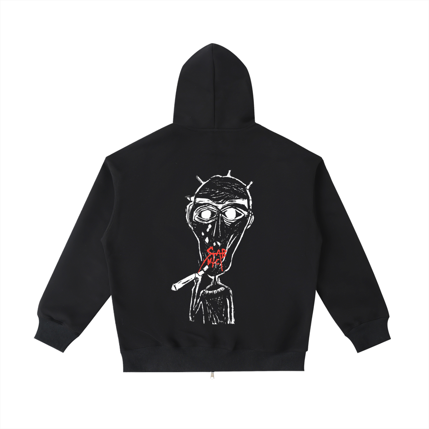 David Inverted Zip Hoodie
