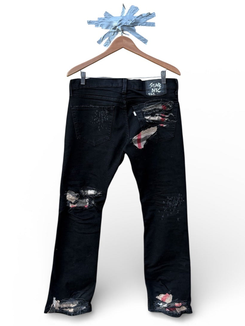 B-B Resititch Jeans