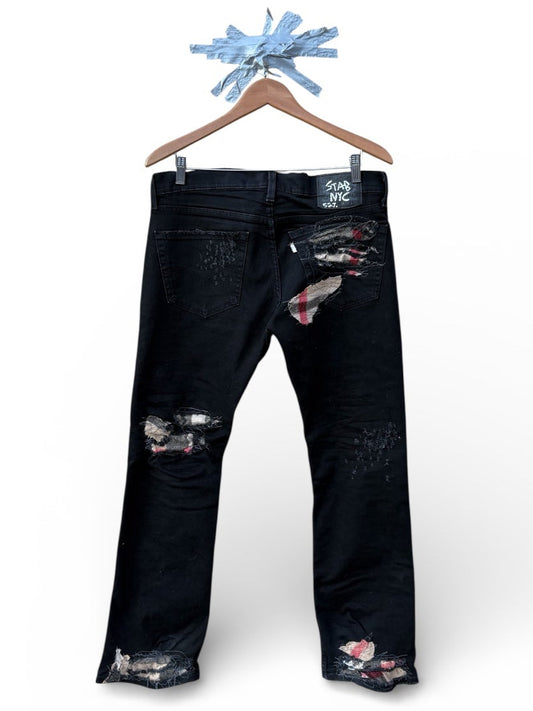 B-B Resititch Jeans