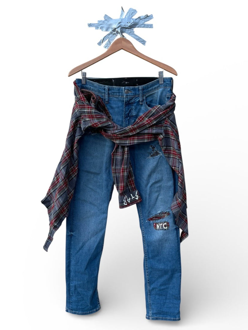 Layered Jeans