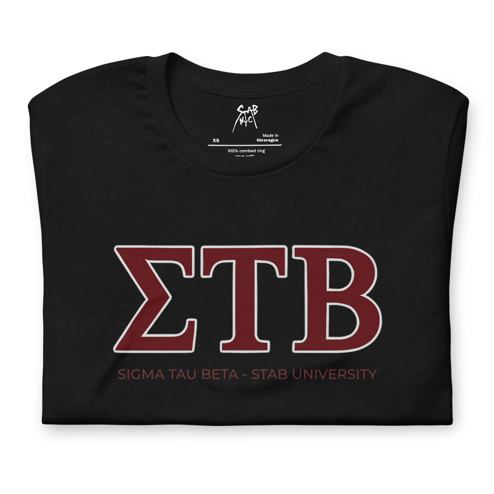 ΣTΒ - Stab University T-shirt (graphic print)