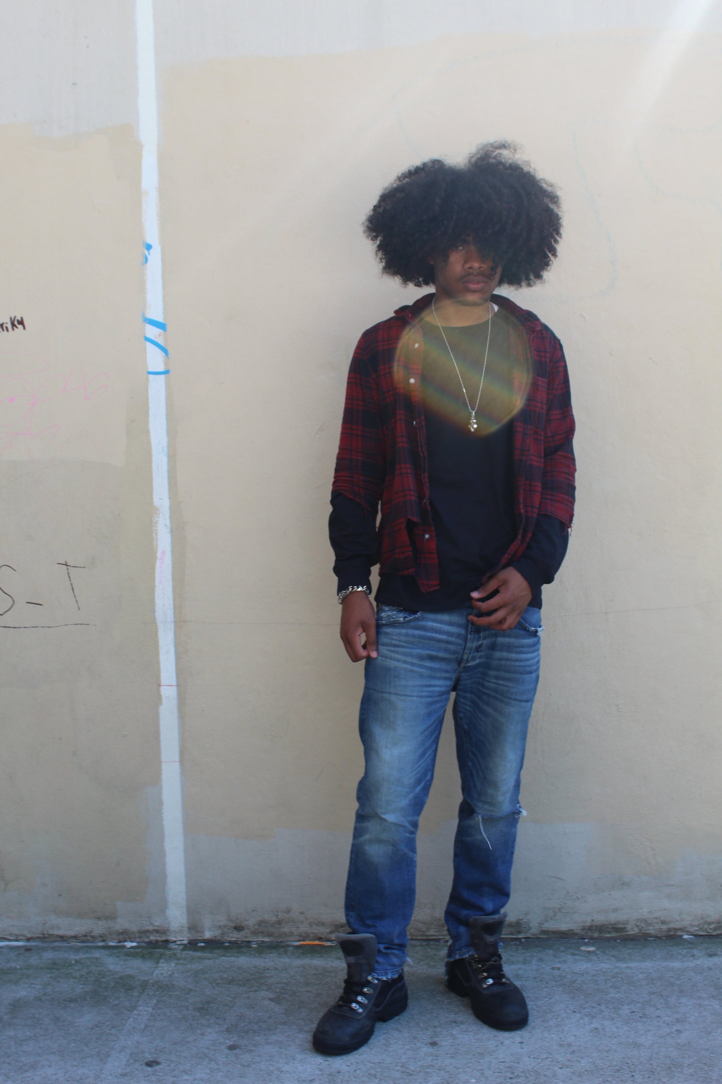 Self Repaired Jeans