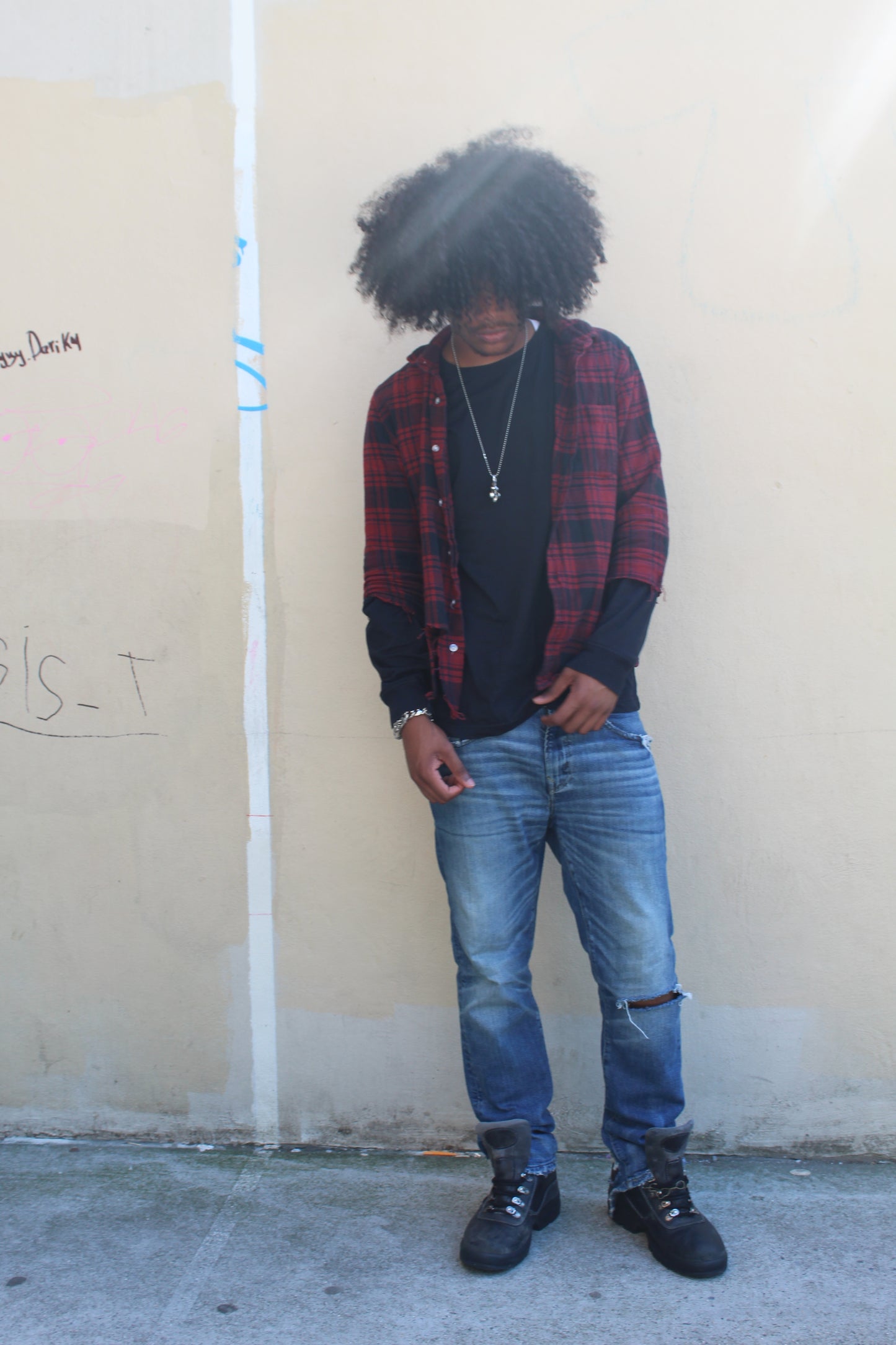 Self Repaired Jeans