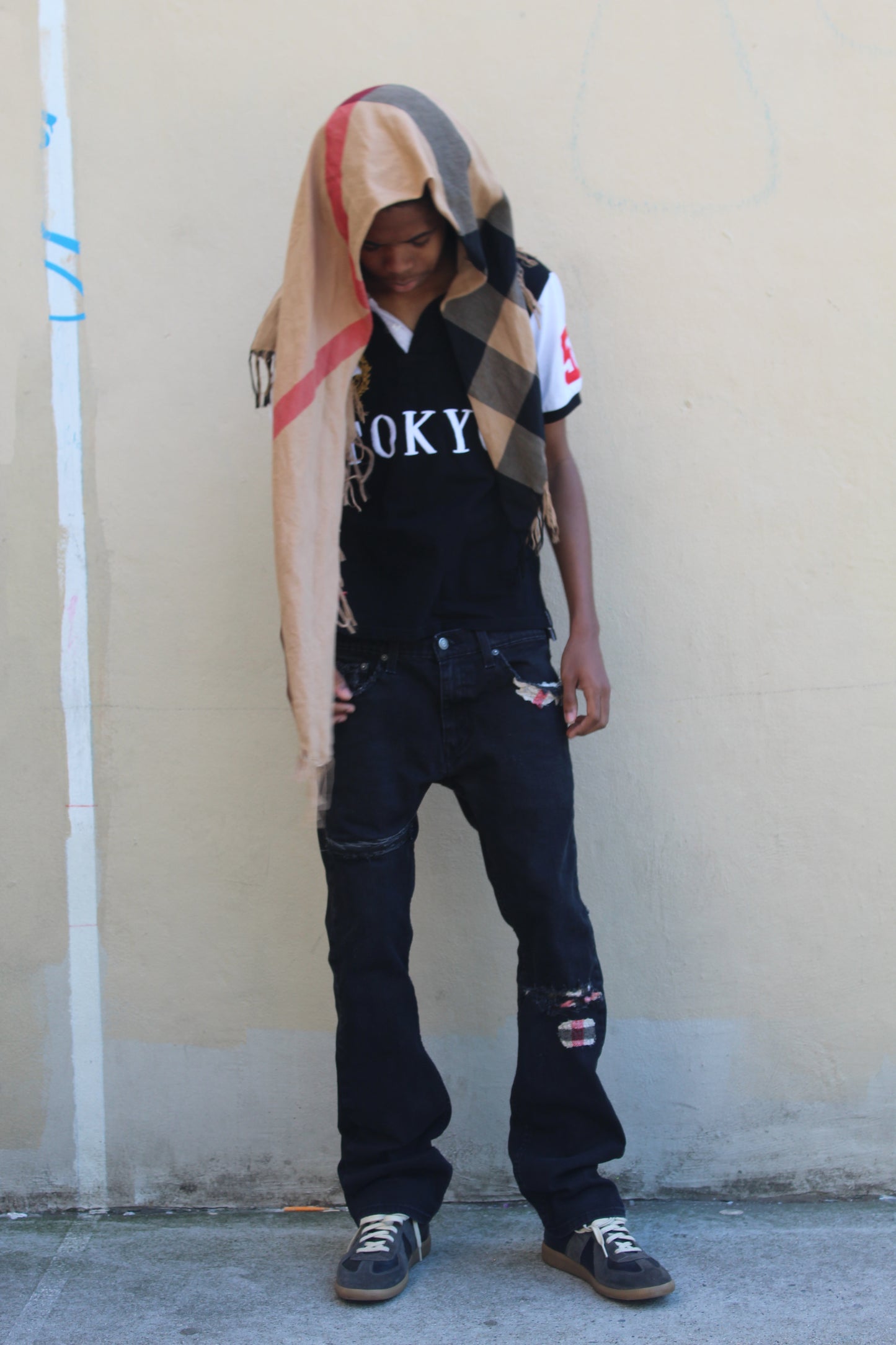 B-B Resititch Jeans