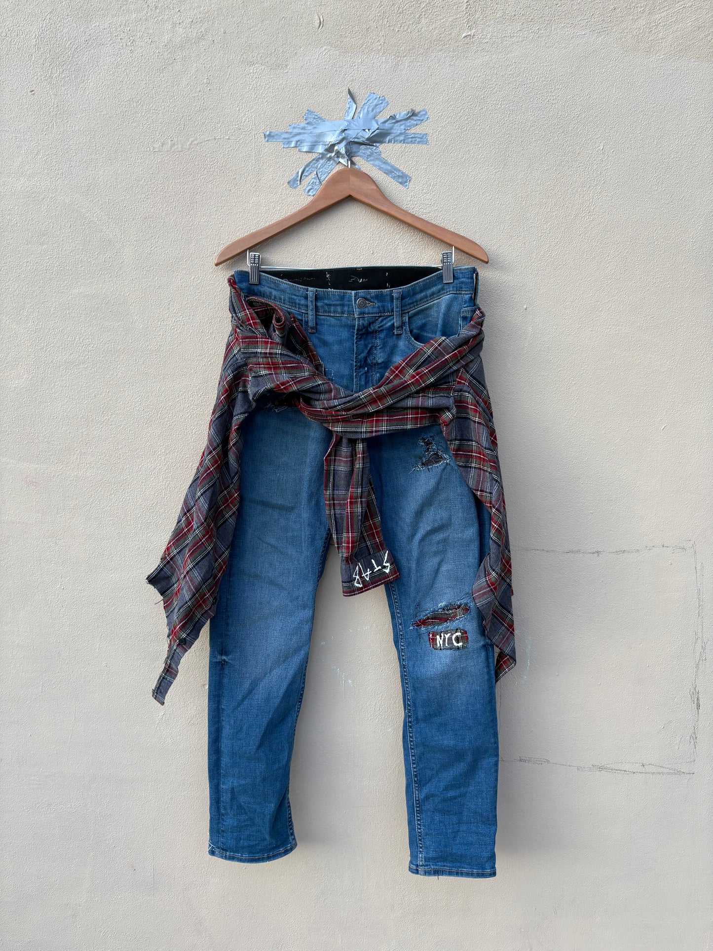 Layered Jeans