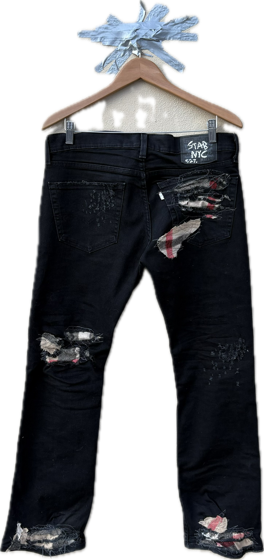 B-B Resititch Jeans