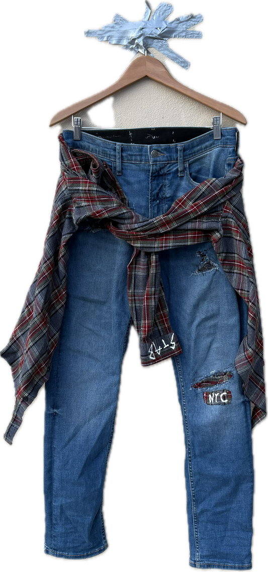 Layered Jeans